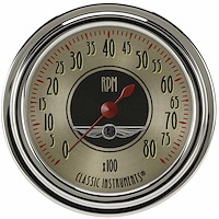 2-5/8 in. All American Nickel Full-Sweep Tachometer