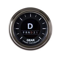 2-1/8 in. Hot Rod Digital OLED Gear Indicator [Stainless Low Step Bezel]