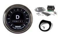 OLED Digital Hot Rod Automatic Transmission Shift Indicator Gauge Kit [Black]