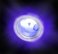 BLUE WARNING LIGHT- 1/2IN