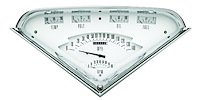 1955-1959 Chevy Truck White Hot Direct-Fit Instrument Cluster
