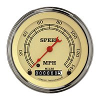 3-3/8 in. Vintage Speedometer 140 mph