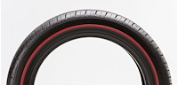 24350LXRL Diamond Back LX All-Season Radial Tire 245/35ZR20 [Redline Sidewall]