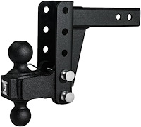 MD204 2 in. Medium-Duty 4 in. Drop/Rise Hitch