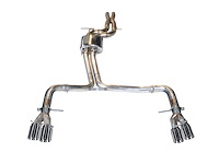 Track Edition Exhaust for Audi S5 3.0T - Chrome Silver Tips (102mm)