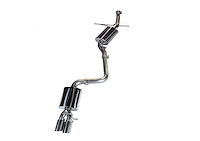 Touring Edition Exhaust for B8 A5 2.0T - Single Outlet, Diamond Black Tips