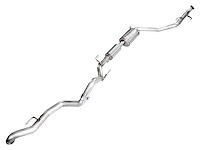3015-28254 0FG Single Exit Cat-Back Exhaust System Fits Select 4th Gen Toyota Tacoma 2.4L [BashGuard Only]