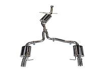 Touring Edition Exhaust for 8R Q5 2.0T - Polished Silver Tips