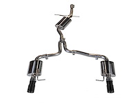 AWE Touring Edition Exhaust for B8 A5 2.0T - Dual Outlet, Diamond Black Tips