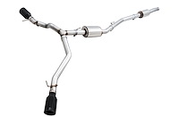 AWE Tread Edition Catback Dual Exhaust for Jeep JT 3.6L - Diamond Black Tips