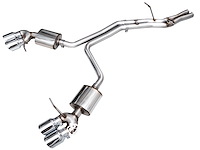 3015-42951 Touring Edition Cat-Back Exhaust System for 2019-2021 Porsche Macan 3.0T/2.9TT [Chrome Silver Tips]