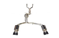 AWE Touring Edition Exhaust for Audi C7 S6 4.0T - Diamond Black Tips