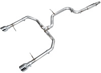 3020-32275 Track Edition Cat-Back Exhaust System Chrome Silver Tips Fits Select Volkswagen Jetta GLI Mk7.5