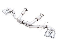 AWE Track Edition Exhaust for C8 Corvette -- Chrome Silver Tips