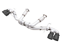 AWE Track Edition Exhaust for C8 Corvette - Diamond Black Tips