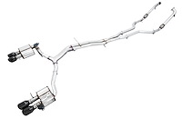 AWE SwitchPath Exhaust for Audi B9 S5 Sportback - Non-Resonated - Diamond Black 102mm Tips
