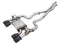 AWE SwitchPath Catback Exhaust for BMW F8X M3/M4 - Diamond Black
