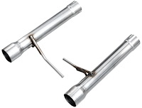 3820-11375 Touring-to-Track Rear Section Exhaust Conversion Kit Fits Select Volkswagen Jetta GLI Mk7.5
