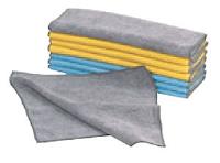 12-Pack Bagged Microfiber Terry Towels 14" x 14"