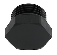 FIT.10ORBPLUG 10 ORB Plug Fitting, Black Anodized
