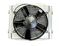 OGEN.DB-30612.SP.FXL Single-Pass Bar-Plate 612/613 Series Oil Cooler, 15 in. x 11.75 in. x 7 in., w/ 11 in. HP Spal Fan
