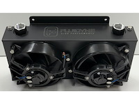 OGEN.STP.104 E-Line 19-Row Stacked Plate Cooler w/ Dual Fans, 13 in. x 5.75 in. x 2 in.