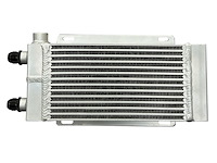 OGEN.DB-30417 Dual-Pass Bar-Plate 416/417 Series Oil Cooler, 15 in. x 6.375 in. x 3 in., w/ 12 AN Fittings