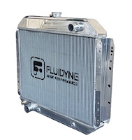RFD.3R2925.A 3-Row Aluminum Radiator for 1966-1979 Ford F-100, F-150, F-250, F-350 I6 or V8 [Automatic, 29 in. x 25 in.]