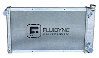 RGM.2R3419.A 2-Row Aluminum Radiator, 1968-1973 GM Blazer/Suburban/ C/K Truck, Automatic, Polished, 34 in. x 19 in.