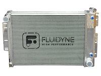 RGM.3R2919.A 3-Row Aluminum Radiator, 1967-1969 GM Camaro/Firebird, Automatic, Polished, 29 in. x 19 in.