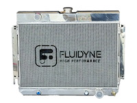RGM.4R2822.A 4-Row Aluminum Radiator, 1963-1968 GM Car, Automatic, Polished, 28 in. x 22 in.
