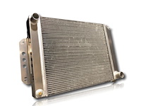 RGM.CAM.6769.M 5-Row Aluminum Radiator, 1967-1969 GM Camaro/Firebird, Manual