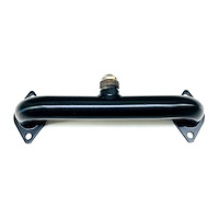 3390-016B Stainless Water Crossover -16AN [Black, BBC, Top Fitting]