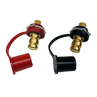 4000-220S Battery Charging Posts [Red & Black, Pair]