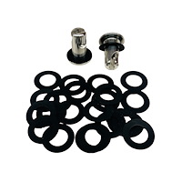4102-025B Quarter Turn Fastener Washers [5/16 Flat, Black, Set of 25]