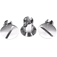 Quarter-Turn Fasteners Slotted Flat Head, Raw Finish