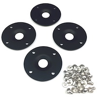 Round Quarter Turn Fastener Doubler Plates 1.750"