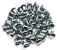 Aluminum Solid Smash Rivets 1/8 in. Diameter, 3/16 in. Length - Natural