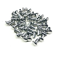 4504-025 Smash Rivet [1/8 in. Diameter X 0.500 in. Long, With 0.250 in. Daimeter Head, Aluminum, Set of 25]