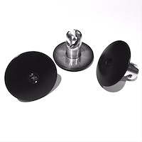 5010-500D-B Quarter Turn Quick Fastener [Hex, Dome-Os, Black, 1.125 in. X 0.400 in. Diameter X 0.500 in. Grip, Set of 10]