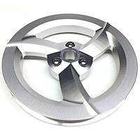 5" 3-Blade V-Belt Vacuum Pump Pulley Billet Aluminum