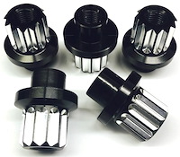 7205-500M 12-Point Billet Aluminum Lug Nuts