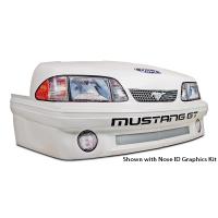 Mini Stock Molded Plastic Nose 1993 Mustang White