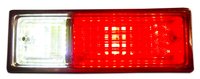 2-Panel Sequential LED Taillight Kit for 1968-1969 Chevrolet Nova [Red LED w/ White LED Reverse]