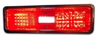 4-Panel Sequential LED Taillight Kit for 1970-1972 Chevrolet Nova [Red LED w/ White LED Reverse]