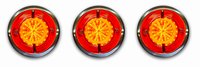 6-Panel Sequential LED Taillight Kit for 1962 Chevrolet Impala [Red LED w/ Reverse Deleted]