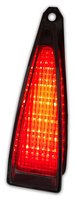 2-Panel Sequential LED Taillight Kit for 1973 Cadillac DeVille and Fleetwood [Red LED]
