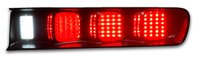 2-Panel Sequential LED Taillight Kit for 1971-1972 Dodge Charger R/T, 500 and Rallye [Red LED w/ White LED Reverse]