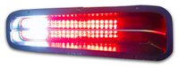4-Panel Sequential LED Taillight Kit for 1970 Dodge Super Bee [Red LED w/ White LED Reverse]