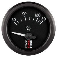 Oil Temp Electric 52mm Blk 60-150 C M10 Male